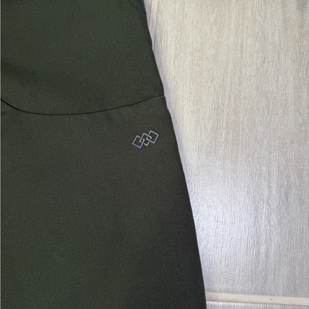 LEG3ND Men's Dark Green Jogger Pants Drawstring Waist Elastic Pockets Size S - Picture 2 of 6